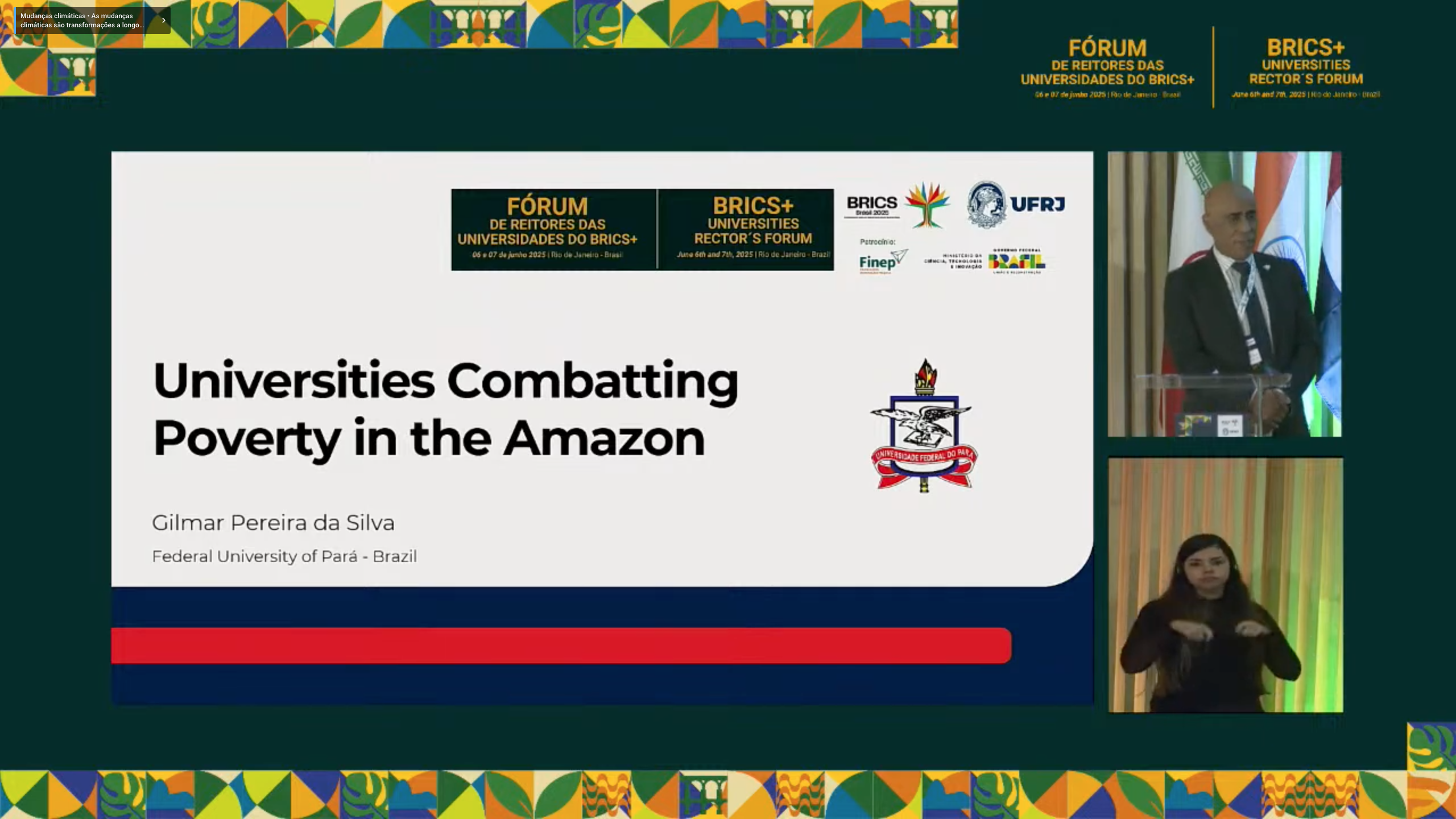 Leia mais sobre o artigo Reitoria da Universidade Federal do Pará participa de encontro dos BRICS+