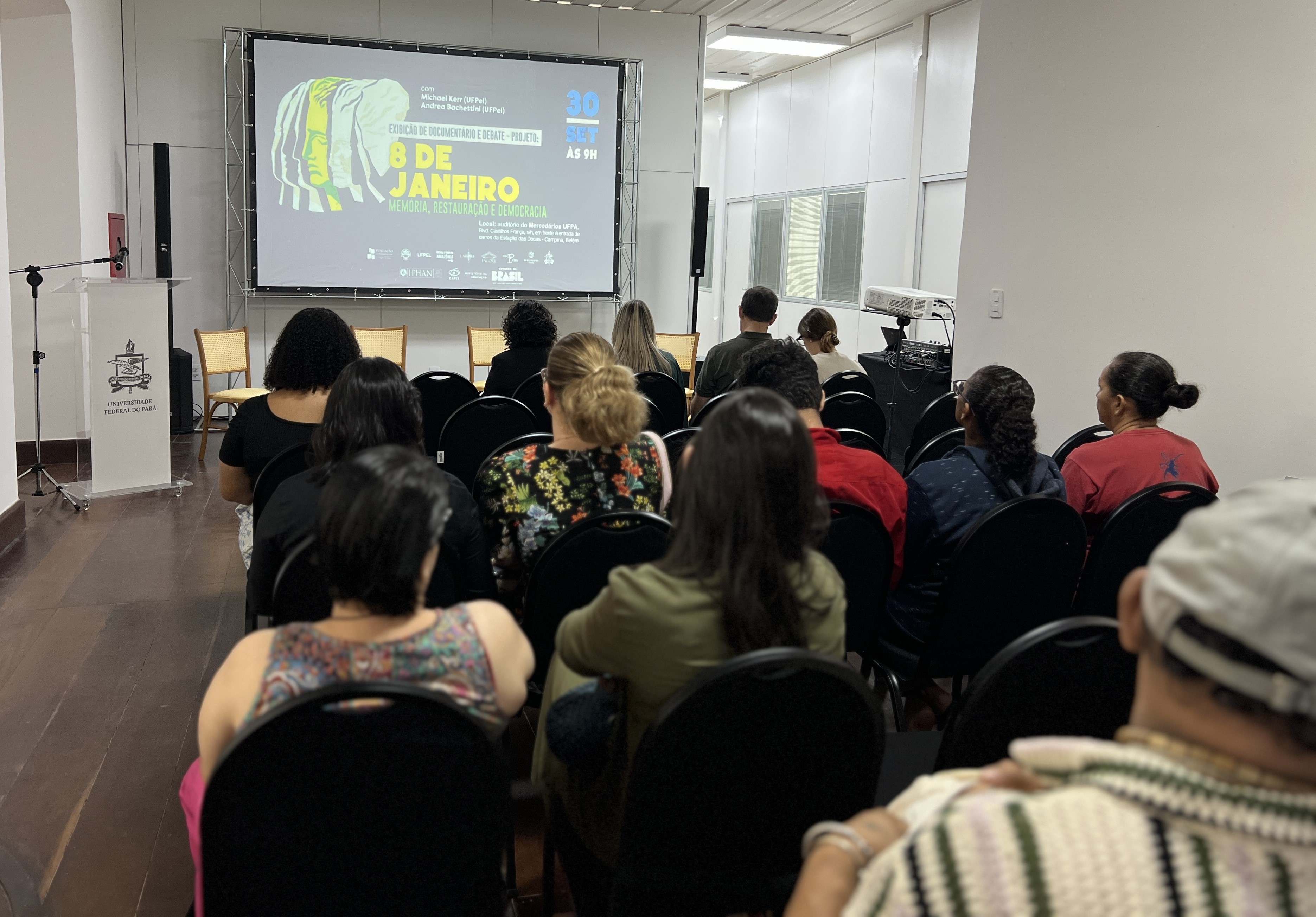 Leia mais sobre o artigo Memória, Restauração e Democracia: documentário sobre os ataques do 8 de Janeiro é exibido em prédio histórico dos Mercedários, em Belém